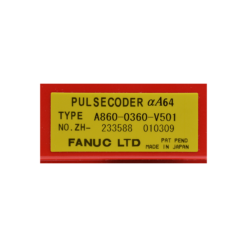 2021 Good Quality Fanuc Cnc Simulator - Japan original fanuc servo motor pulsecoder A860-0360-V501 – Weite detail pictures